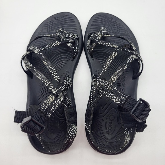 Chaco Shoes - Chaco Z Cloud X/2 Outdoor Hiking Water Sandals White & Black Size 9